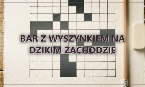 Bar z wyszynkiem na Dzikim Zachodzie