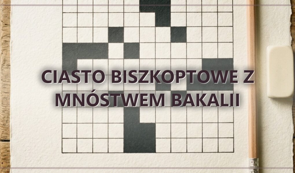 Ciasto biszkoptowe z mnóstwem bakalii