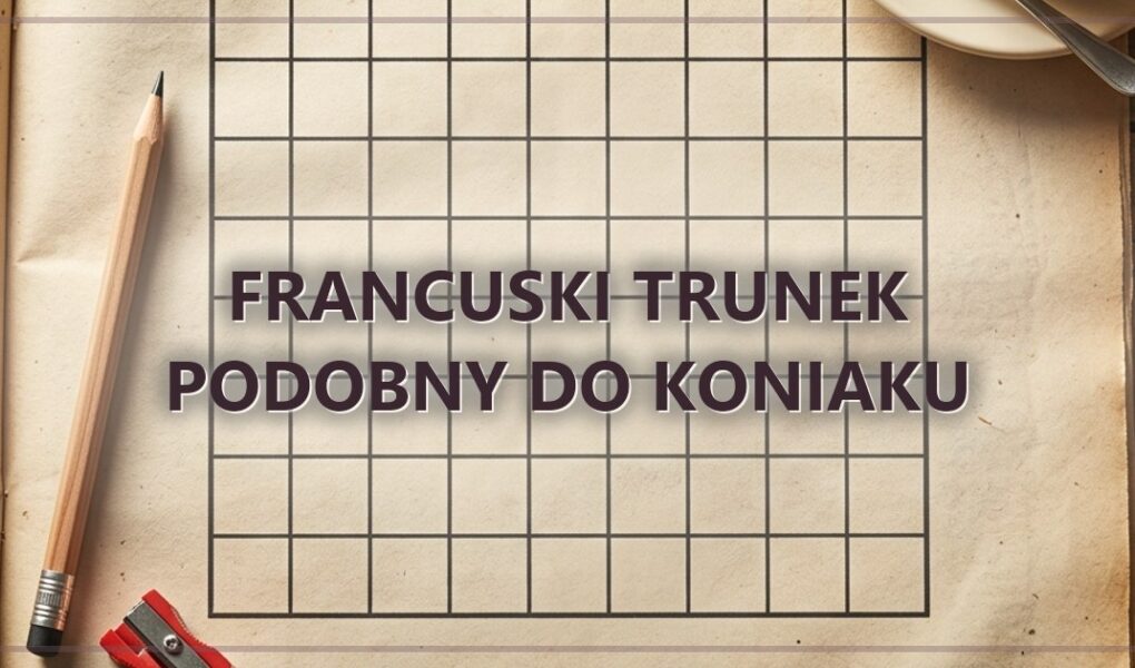 Francuski trunek podobny do koniaku