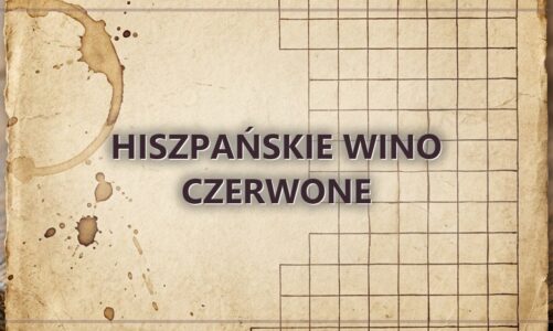 Hiszpańskie wino czerwone