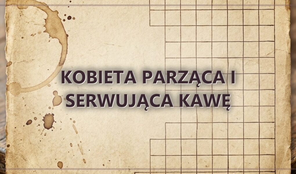 Kobieta parząca i serwująca kawę