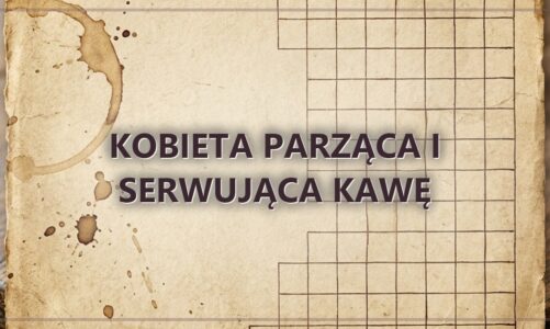 Kobieta parząca i serwująca kawę