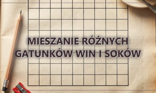 Mieszanie różnych gatunków win i soków