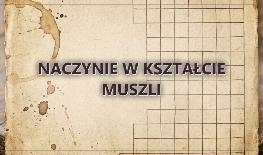 Naczynie w kształcie muszli