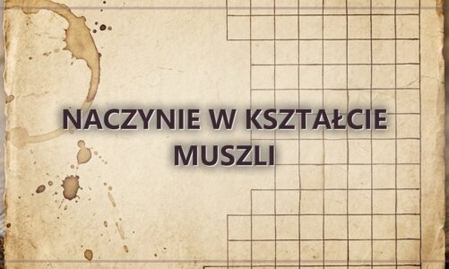 Naczynie w kształcie muszli