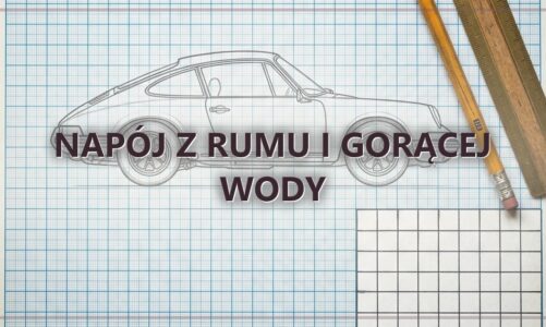 Napój z rumu i gorącej wody