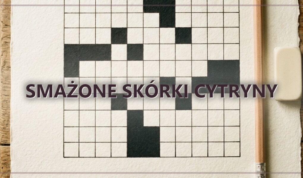 Smażone skórki cytryny