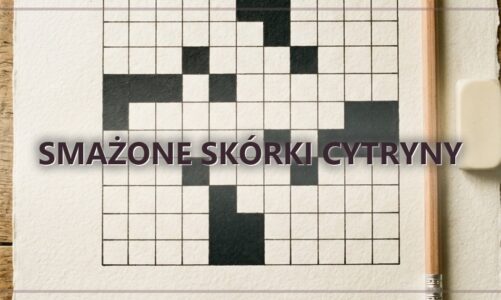 Smażone skórki cytryny