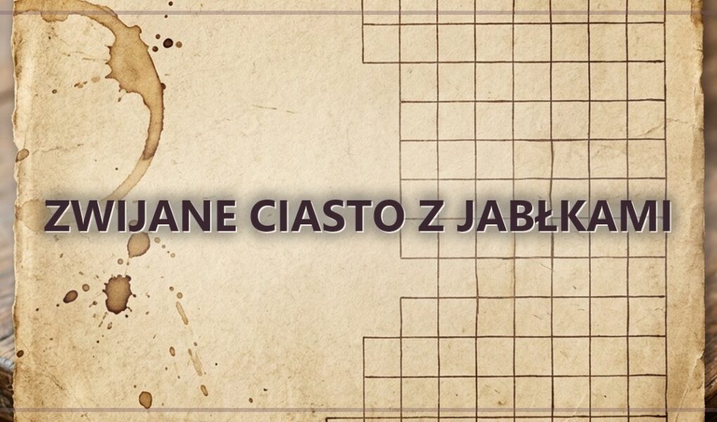 Zwijane ciasto z jabłkami